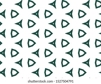 Seamless vector pattern in geometric ornamental style