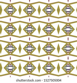 Seamless vector pattern in geometric ornamental style