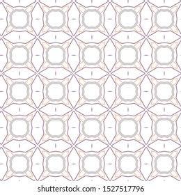 Seamless vector pattern in geometric ornamental style