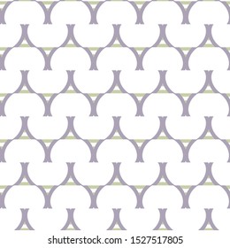 Seamless vector pattern in geometric ornamental style