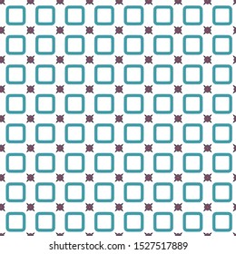 Seamless vector pattern in geometric ornamental style