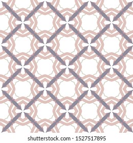 Seamless vector pattern in geometric ornamental style