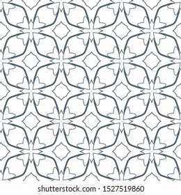Seamless vector pattern in geometric ornamental style