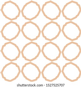 Seamless vector pattern in geometric ornamental style