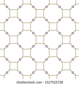 Seamless vector pattern in geometric ornamental style