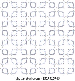 Seamless vector pattern in geometric ornamental style