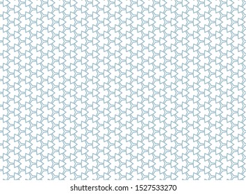 Seamless vector pattern in geometric ornamental style