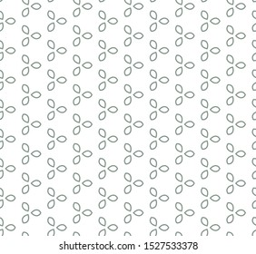Seamless vector pattern in geometric ornamental style