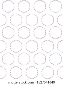 Seamless vector pattern in geometric ornamental style