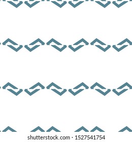 Seamless vector pattern in geometric ornamental style