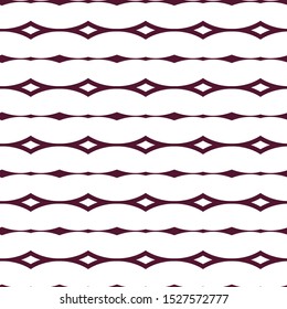 Seamless vector pattern in geometric ornamental style