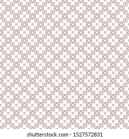 Seamless vector pattern in geometric ornamental style