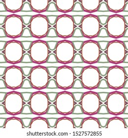 Seamless vector pattern in geometric ornamental style