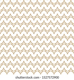 Seamless vector pattern in geometric ornamental style