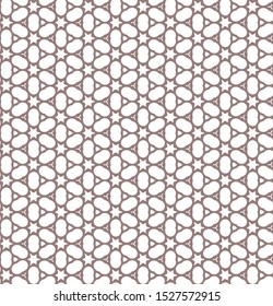 Seamless vector pattern in geometric ornamental style