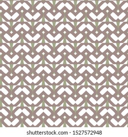 Seamless vector pattern in geometric ornamental style