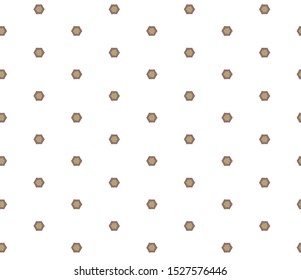 Seamless vector pattern in geometric ornamental style