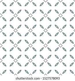 Seamless vector pattern in geometric ornamental style