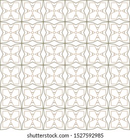 Seamless vector pattern in geometric ornamental style