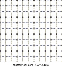 Seamless vector pattern in geometric ornamental style