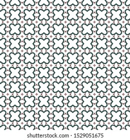 Seamless vector pattern in geometric ornamental style