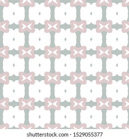 Seamless vector pattern in geometric ornamental style