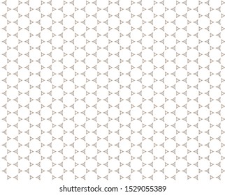 Seamless vector pattern in geometric ornamental style