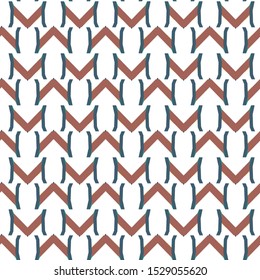 Seamless vector pattern in geometric ornamental style