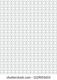 Seamless vector pattern in geometric ornamental style