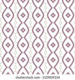 Seamless vector pattern in geometric ornamental style