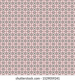 Seamless vector pattern in geometric ornamental style