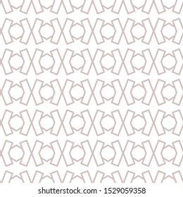 Seamless vector pattern in geometric ornamental style