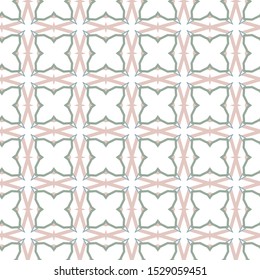 Seamless vector pattern in geometric ornamental style