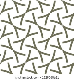 Seamless vector pattern in geometric ornamental style