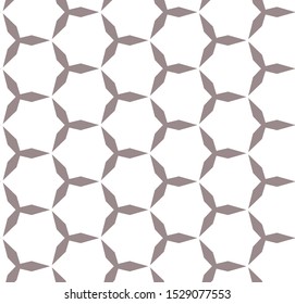 Seamless vector pattern in geometric ornamental style