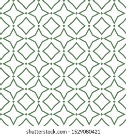 Seamless vector pattern in geometric ornamental style