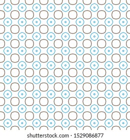 Seamless vector pattern in geometric ornamental style