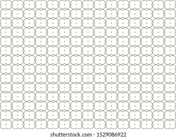 Seamless vector pattern in geometric ornamental style
