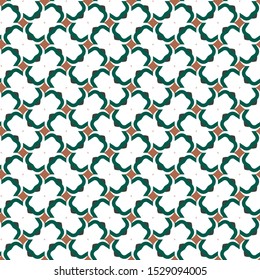 Seamless vector pattern in geometric ornamental style