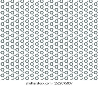 Seamless vector pattern in geometric ornamental style