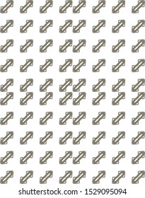 Seamless vector pattern in geometric ornamental style