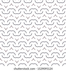 Seamless vector pattern in geometric ornamental style