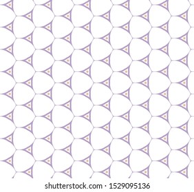 Seamless vector pattern in geometric ornamental style