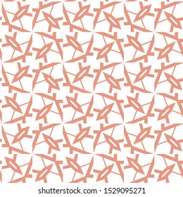 Seamless vector pattern in geometric ornamental style