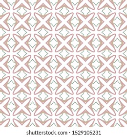 Seamless vector pattern in geometric ornamental style