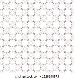 Seamless vector pattern in geometric ornamental style