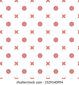 Seamless vector pattern in geometric ornamental style