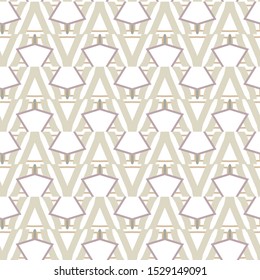 Seamless vector pattern in geometric ornamental style