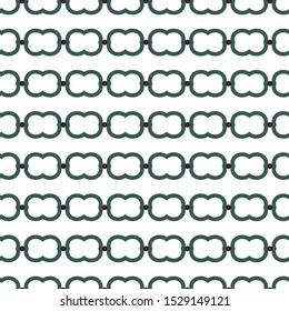 Seamless vector pattern in geometric ornamental style