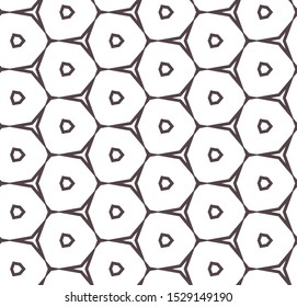 Seamless vector pattern in geometric ornamental style